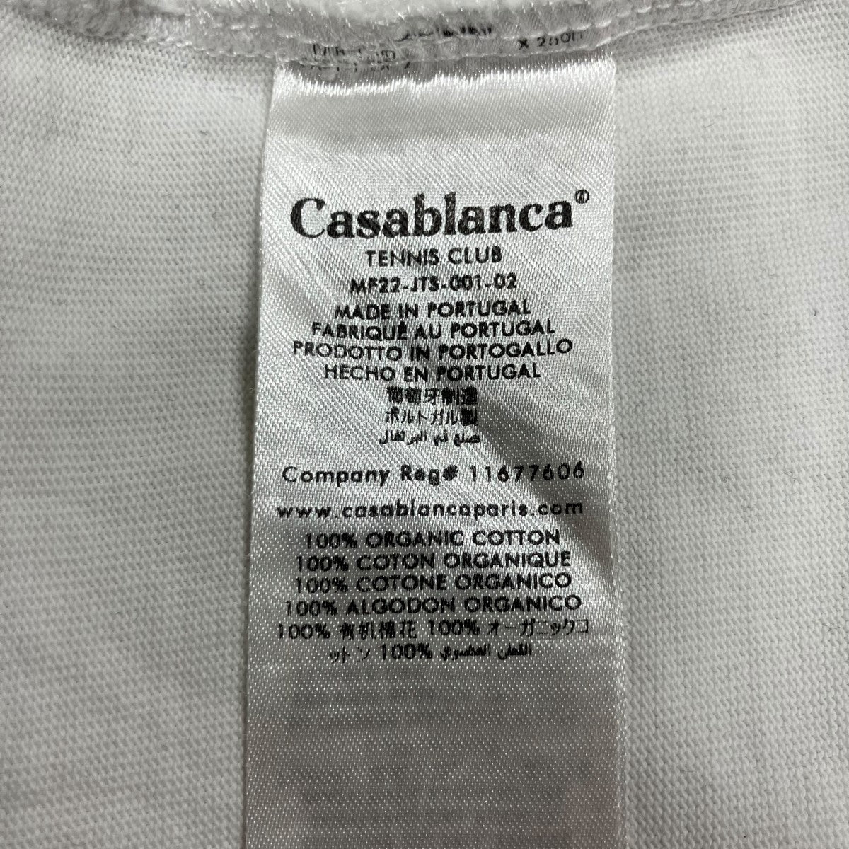 CASABLANCA プリントTシャツ 古着・中古-9枚目のアイテム画像