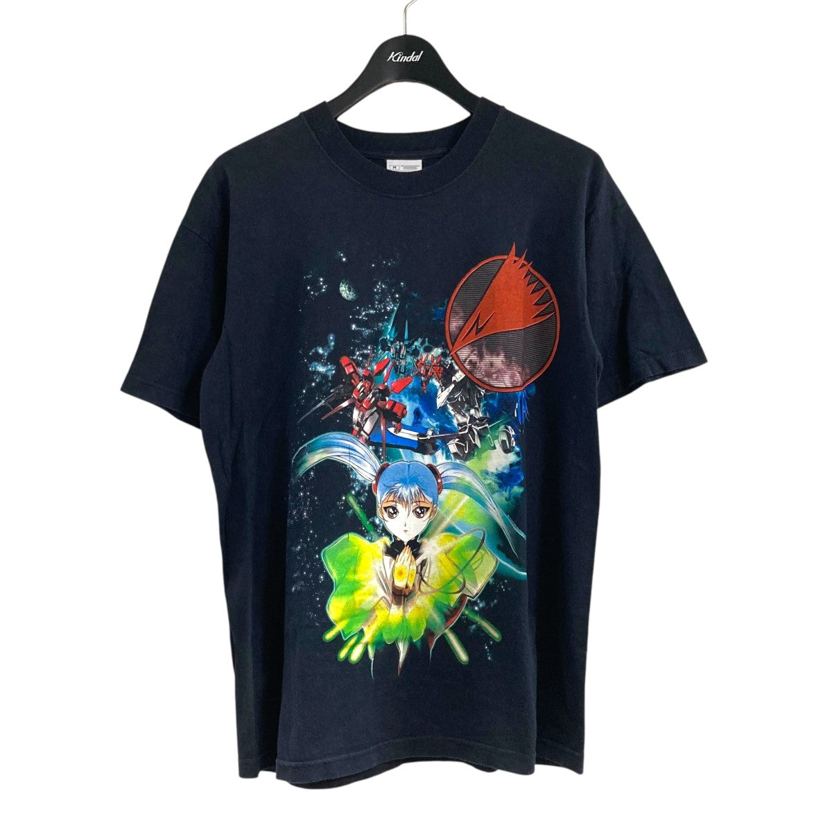 FRUIT OF THE LOOM 00s機動戦艦ナデシコ ユーロ アニメプリント半袖Tシャツ 古着・中古-1枚目のアイテム画像