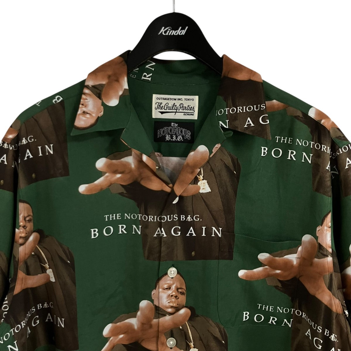 WACKO MARIA 総柄シャツ 古着・中古-2枚目のアイテム画像