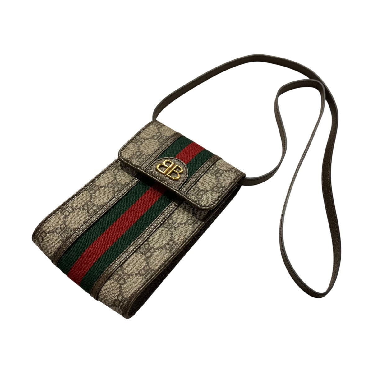BALENCIAGA×GUCCI ザハッカープロジェクトショルダーポーチ680130 古着・中古-1枚目のアイテム画像