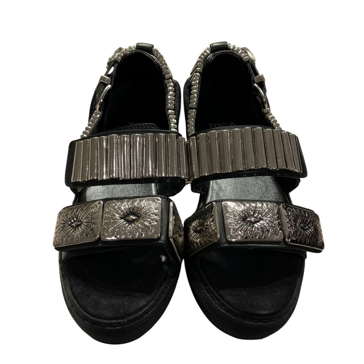美品【TOGA PULLA/トーガプルラ】 メタルスニーカー　サンダル TOGA PULLA トーガ プルラ サンダル METAL SNEAKER SANDALS