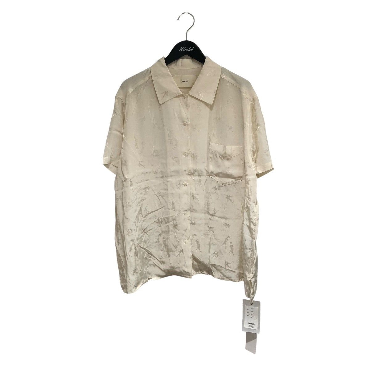 TODAYFUL 25SSSwallow Satin Shirts刺しゅう半袖サテンシャツ12510425 古着・中古-1枚目のアイテム画像