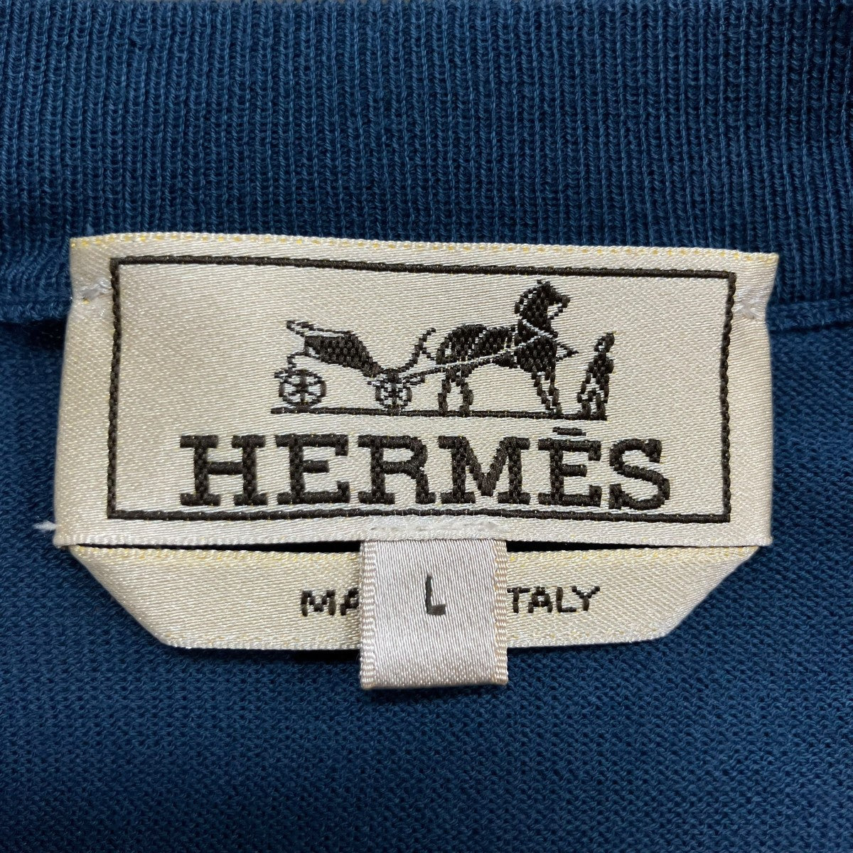 HERMES ニットTシャツ 古着・中古-5枚目のアイテム画像