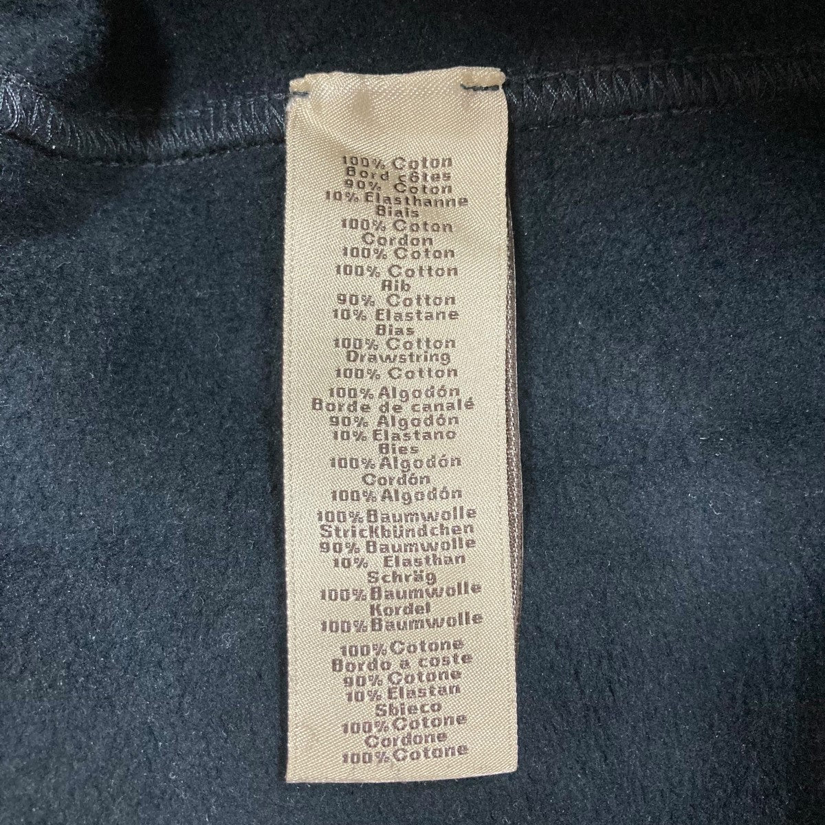 HERMES エルメス ハーフジップパーカー Mサイズ HERMES(エルメス) ハーフジップパーカー ブラック サイズ XL