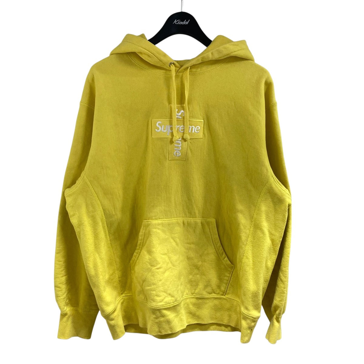 Supreme(シュプリーム) クロスボックスロゴパーカー イエロー