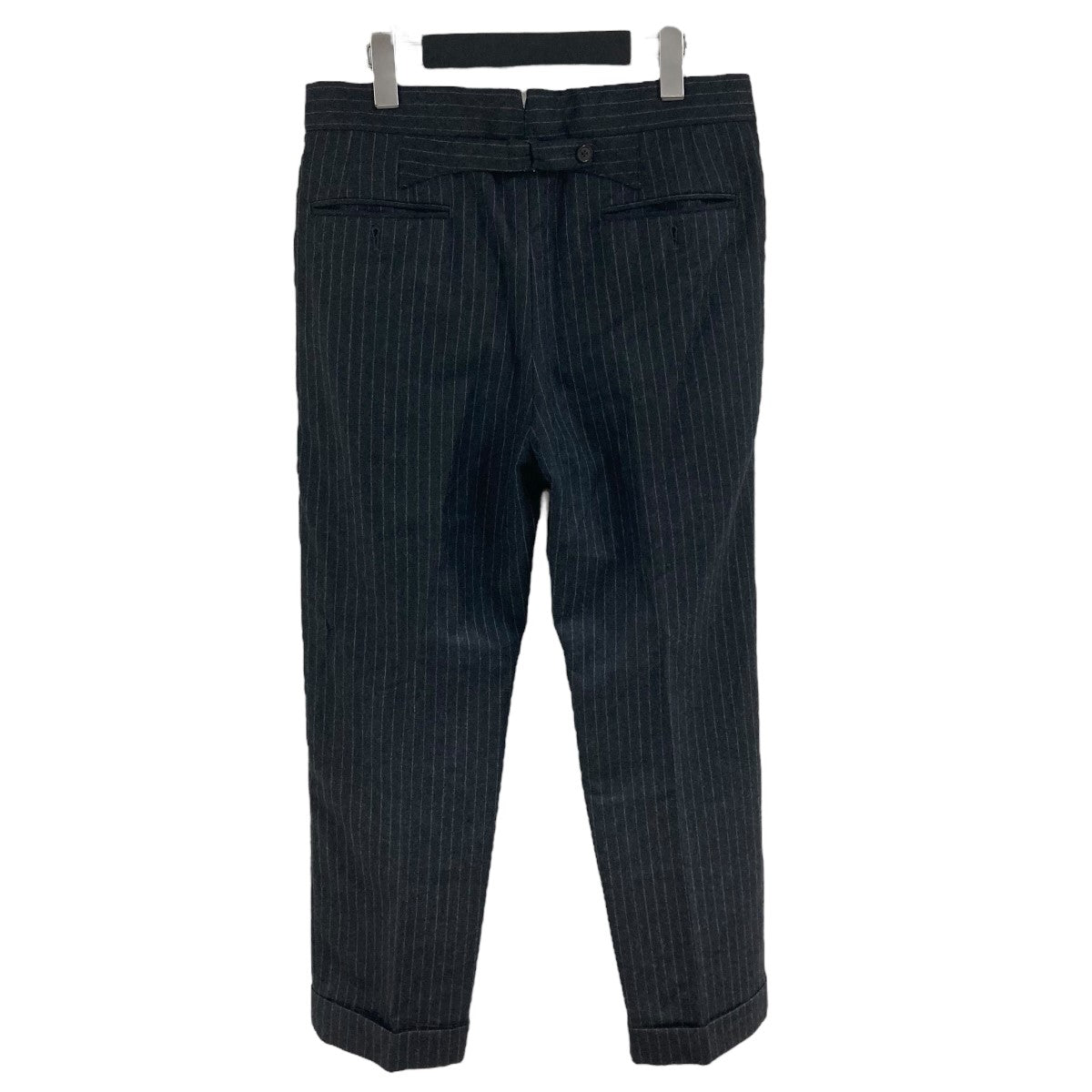 THOM BROWNE トムブラウン パンツ スラックス グレー ストライプ柄 Thom Browne(トム・ブラウン) ウールストライプスラックスパンツ