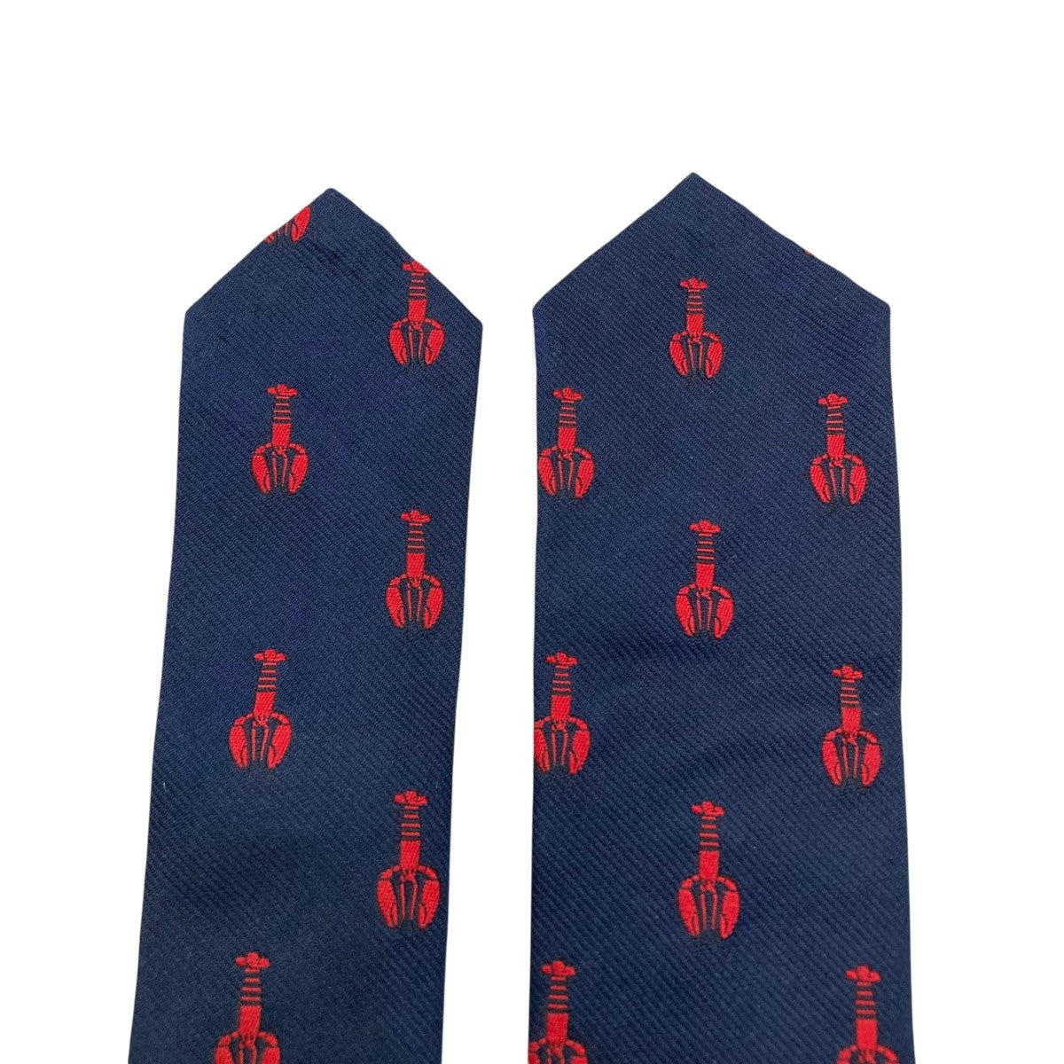 Thom Browne(トム・ブラウン) ネクタイ ネイビー×レッド サイズ