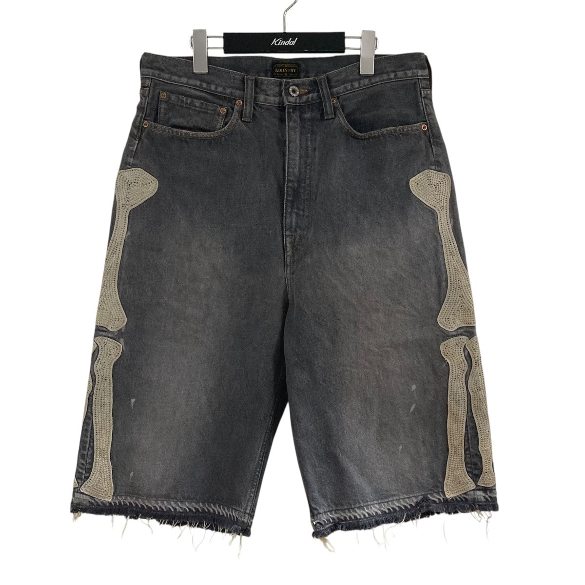 KAPITAL 14oz Denim 5P ShortsデニムボーンハーフパンツEK-1449SPA 古着・中古-1枚目のアイテム画像