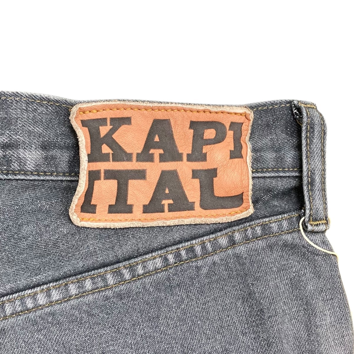 KAPITAL 14oz Denim 5P ShortsデニムボーンハーフパンツEK-1449SPA 古着・中古-6枚目のアイテム画像