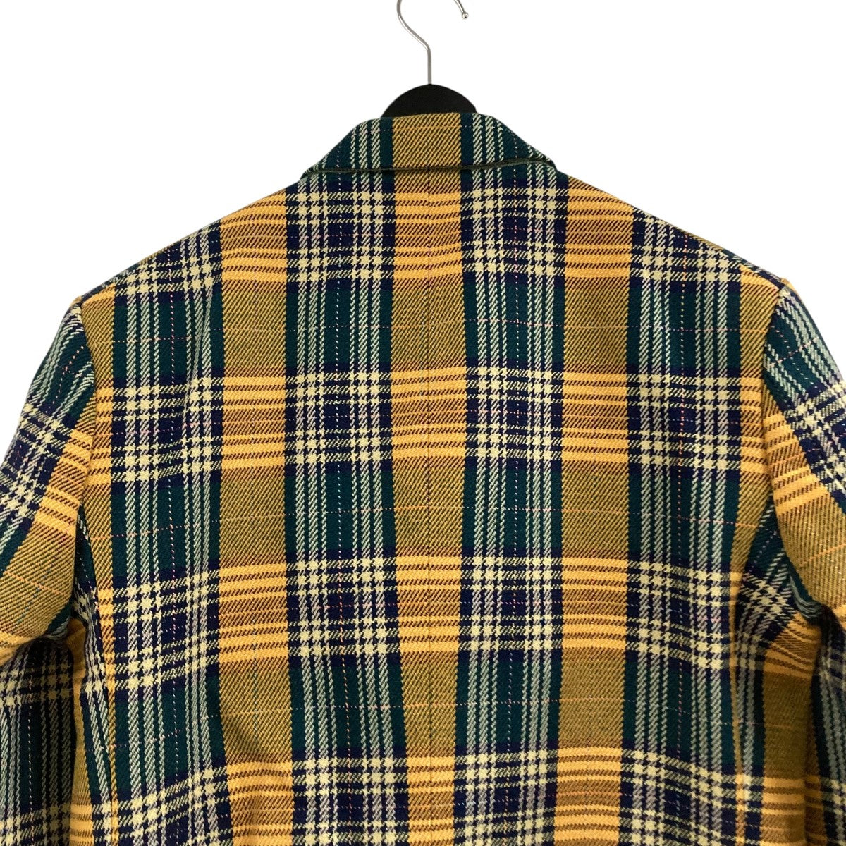 GUCCI(グッチ) ジップチェックジャケット 710795 ZAE29 イエロー