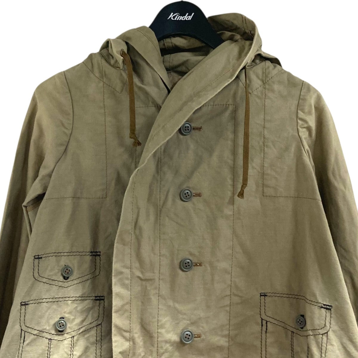 COMME des GARCONS フーデッドデザインジャケットGD-B005 古着・中古-2枚目のアイテム画像
