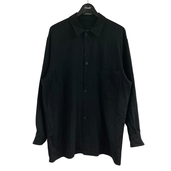 COMOLI(コモリ) シルクノイル シャツジャケット Z01-01027 ブラック