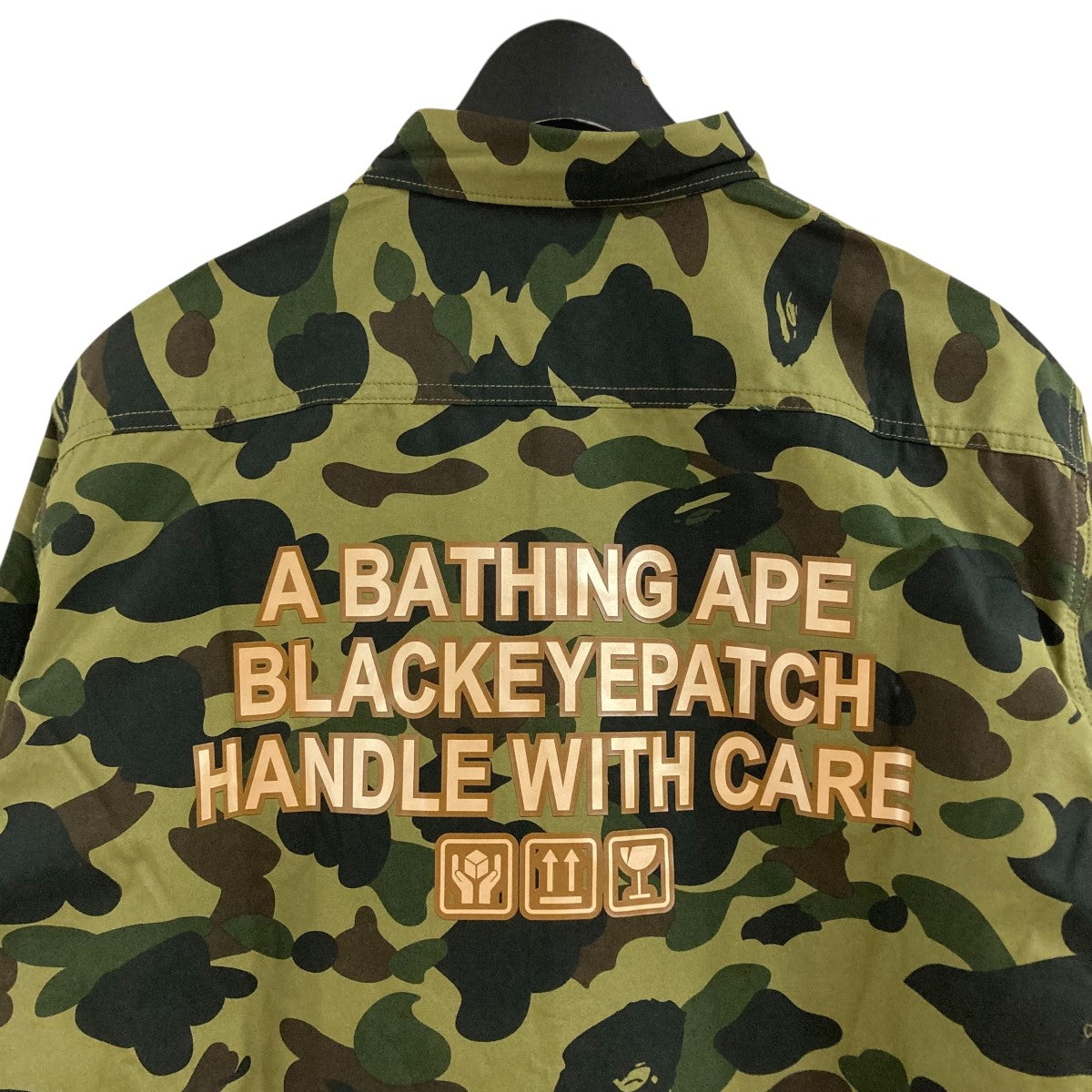 A BATHING APE 迷彩シャツ Mサイズ　オールド A BATHING APE 迷彩柄 長袖シャツ【サイズM】 - メルカリ