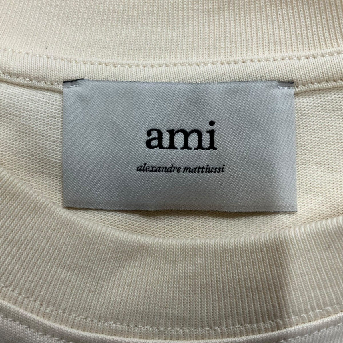AMI Alexandre Mattiussi ハートロゴＴシャツ 古着・中古-5枚目のアイテム画像