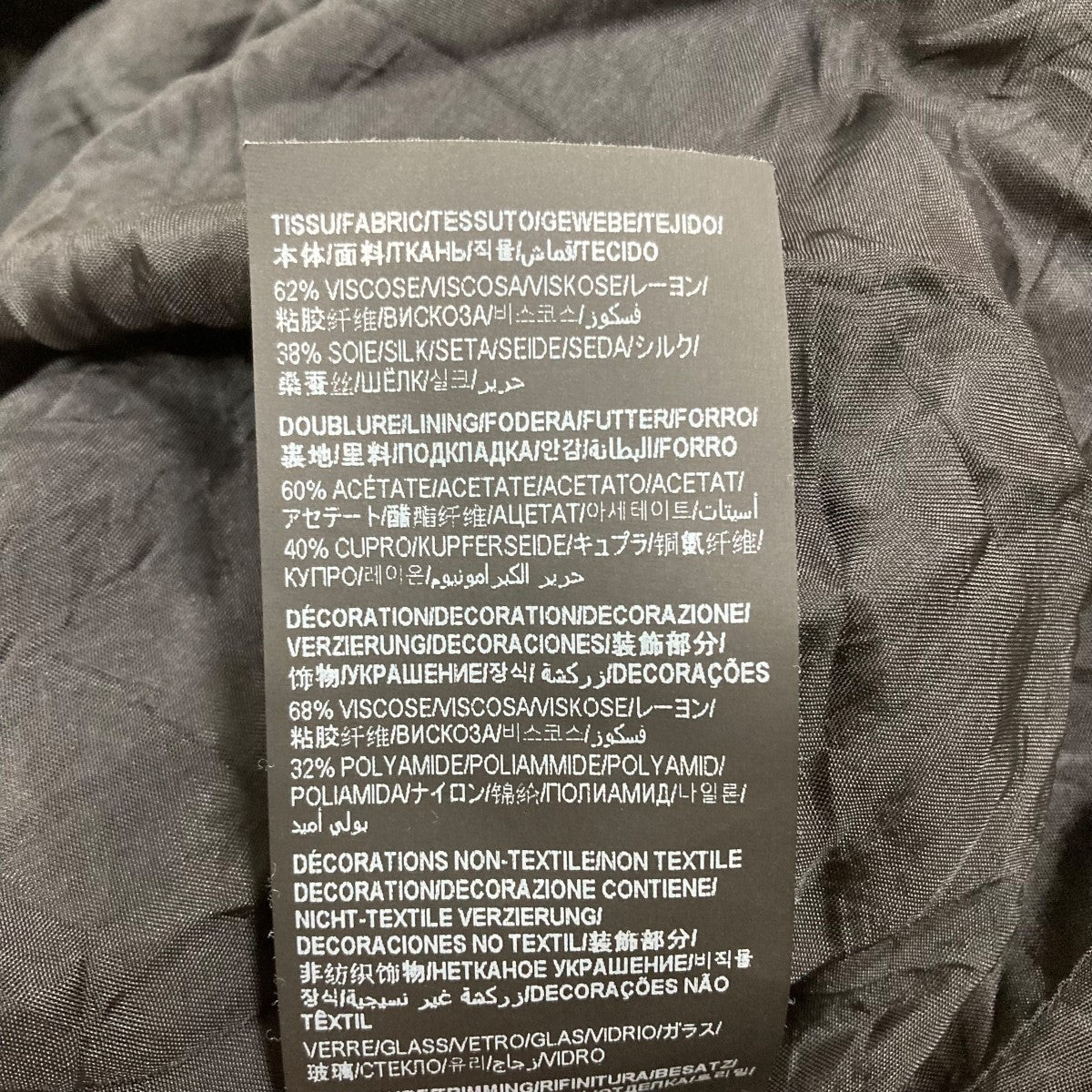 Saint Laurent Paris 80sサテンテディジャケット 古着・中古-10枚目のアイテム画像