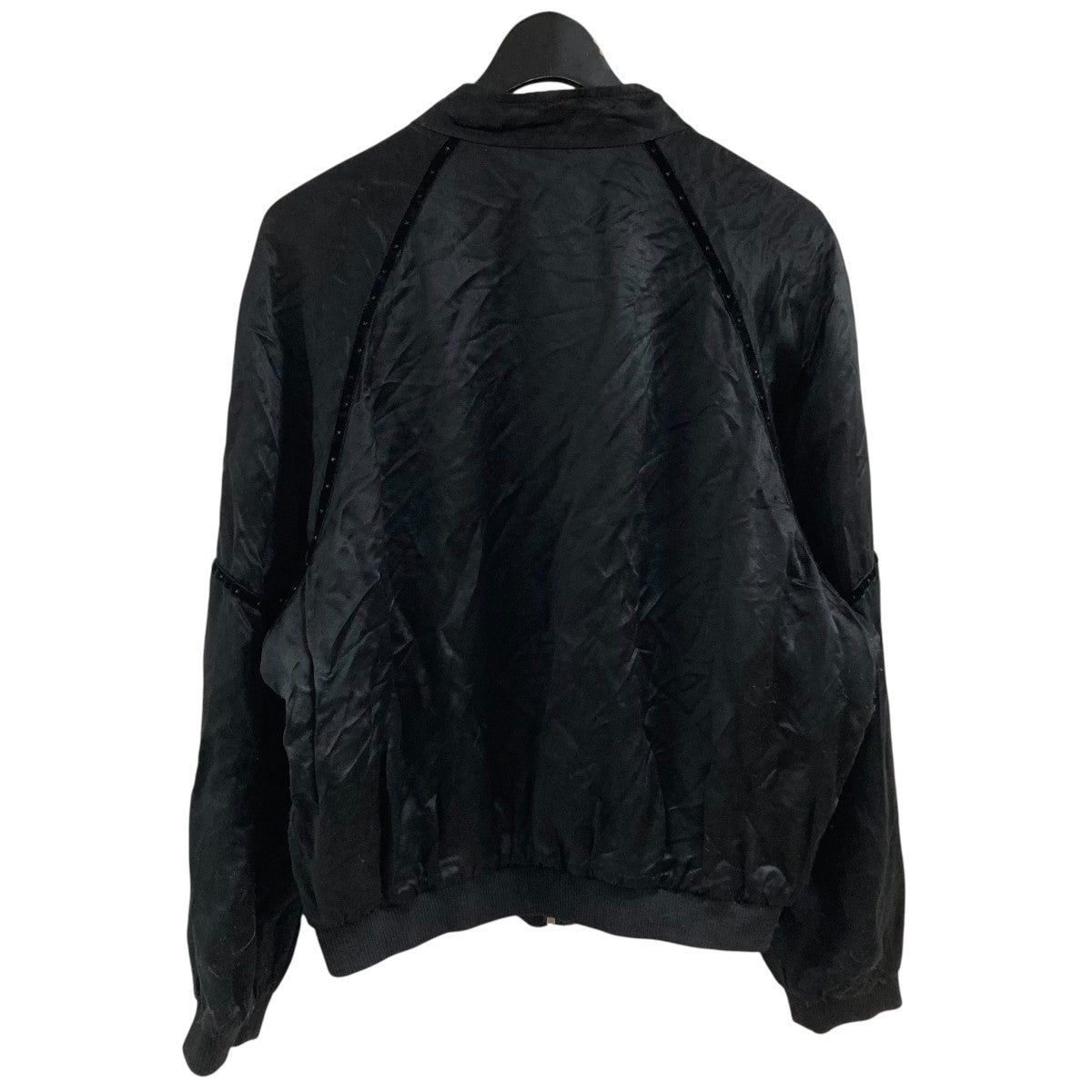 Saint Laurent Paris 80sサテンテディジャケット 古着・中古-5枚目のアイテム画像