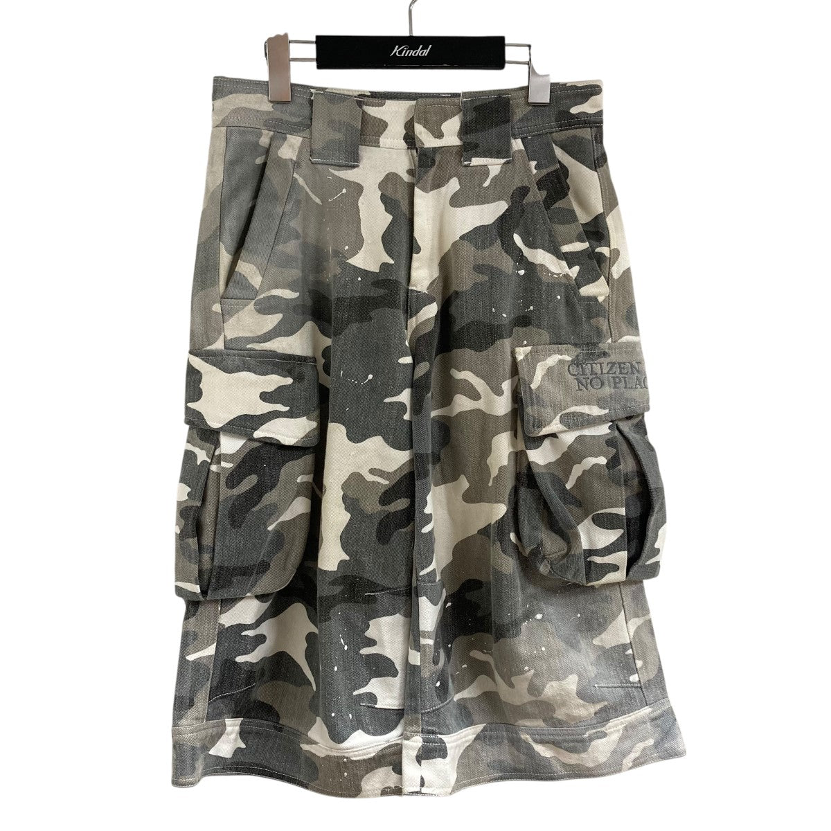 CITTZEN OF NO PLACE ハーフパンツ カモフラージュ サイズ XS