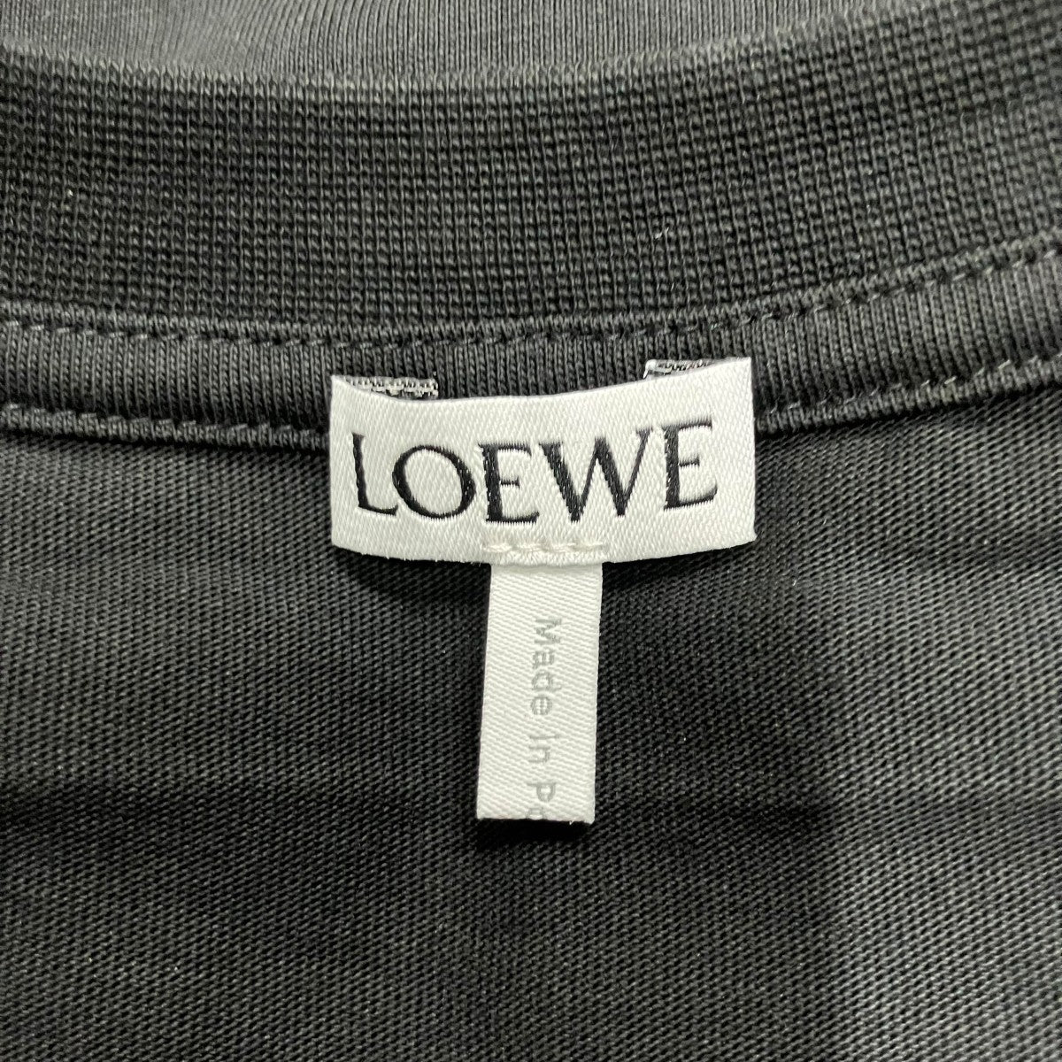 LOEWE(ロエベ) アナグラム刺繍Tシャツ H526Y22X75 ブラック サイズ XL