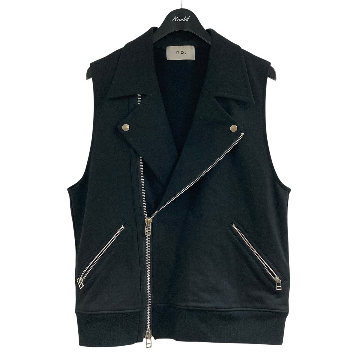 NUMBER (N)INE(ナンバーナイン) スウェットライダースベスト 23-SP-VT