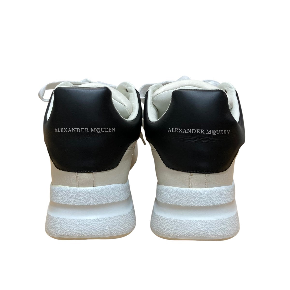 白x黒【正規品・新品】 41 26cm アレキサンダーマックイーン スニーカー Alexander McQueen アレキサンダーマックイーン ALEXANDER