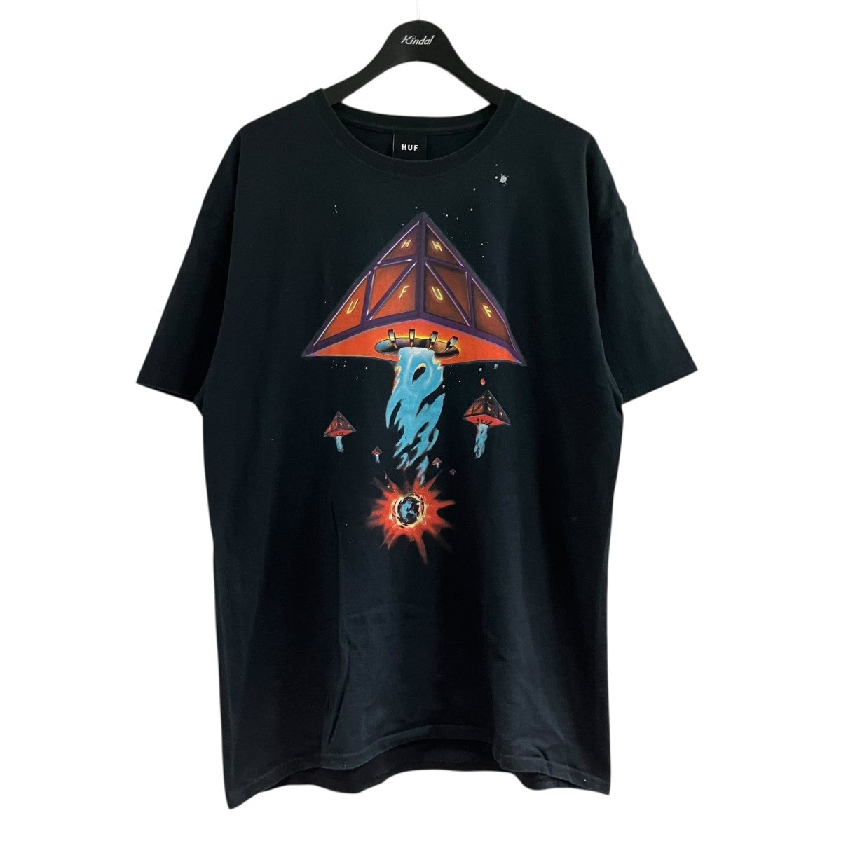 HUF プリントTシャツ 古着・中古-1枚目のアイテム画像