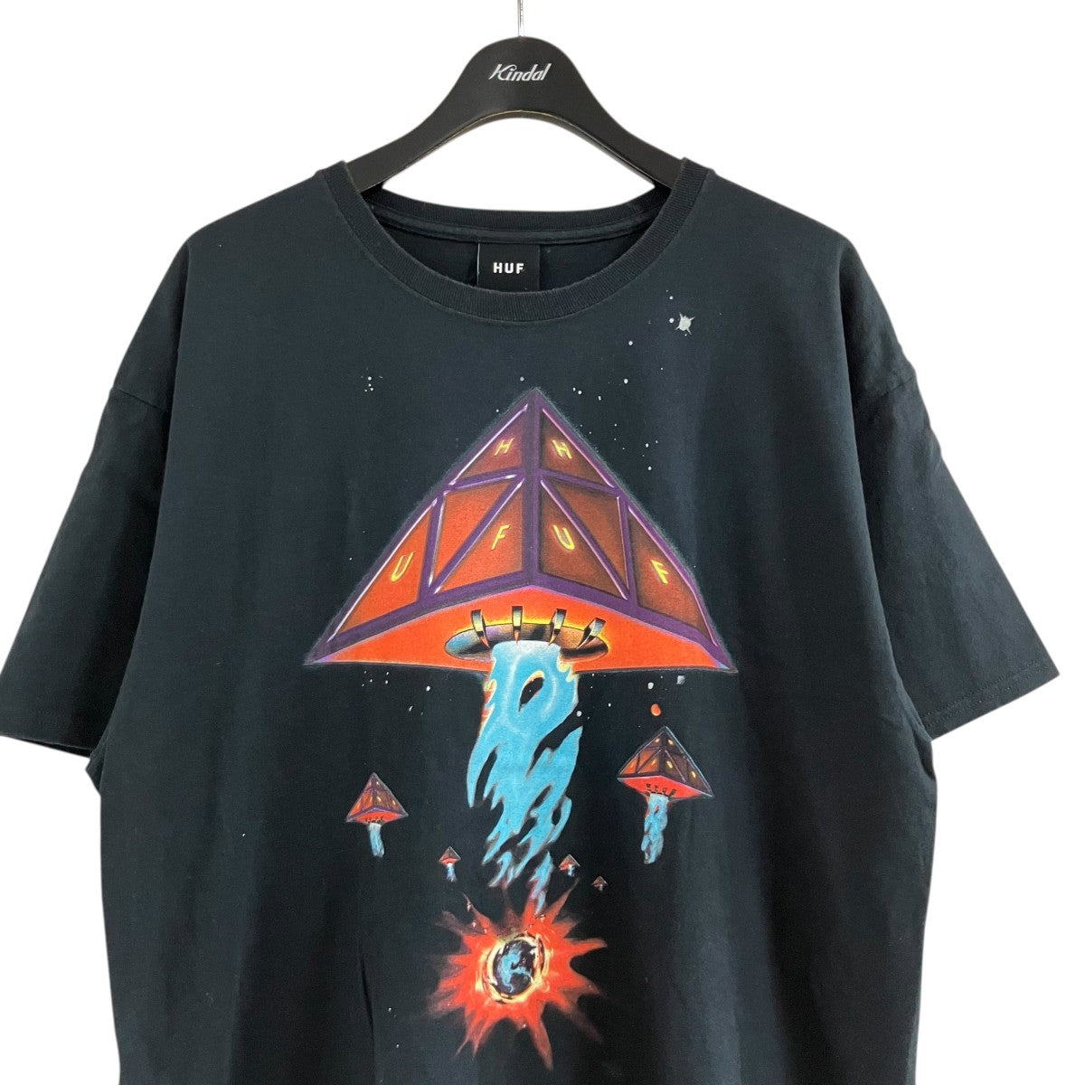 HUF プリントTシャツ 古着・中古-2枚目のアイテム画像