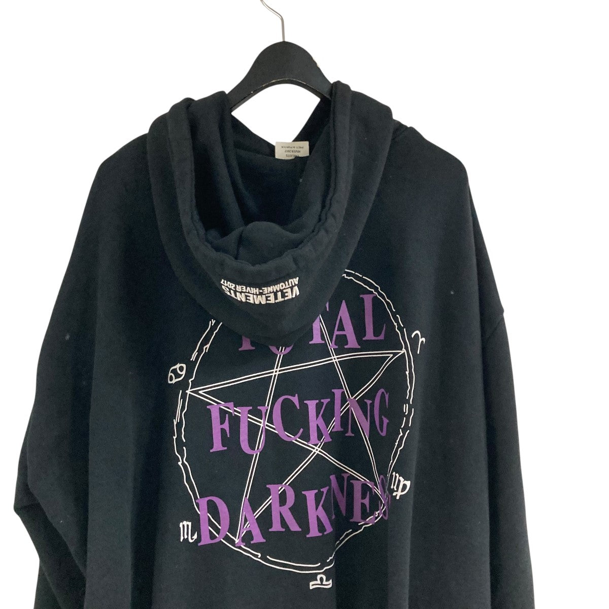 vetements tfd パーカー ヴェトモン TFDパーカーVETEMENTS TFD HOODIE サイズ:XS - メルカリ