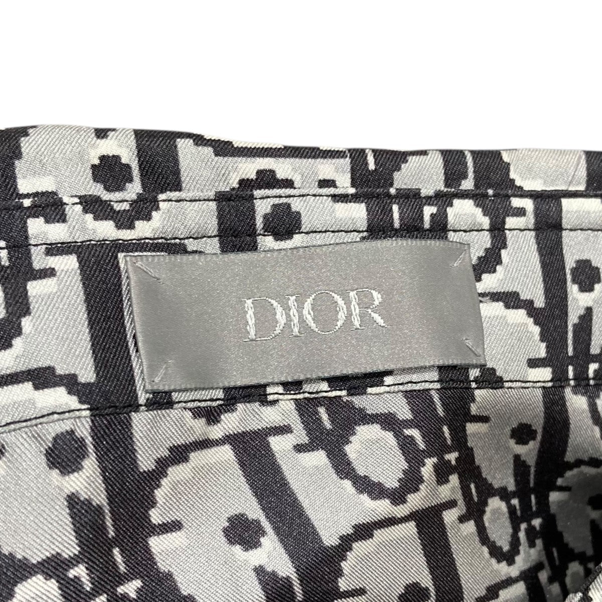 DIOR オブリークショートスリーブシルクシャツ193C545A4751 古着・中古-6枚目のアイテム画像
