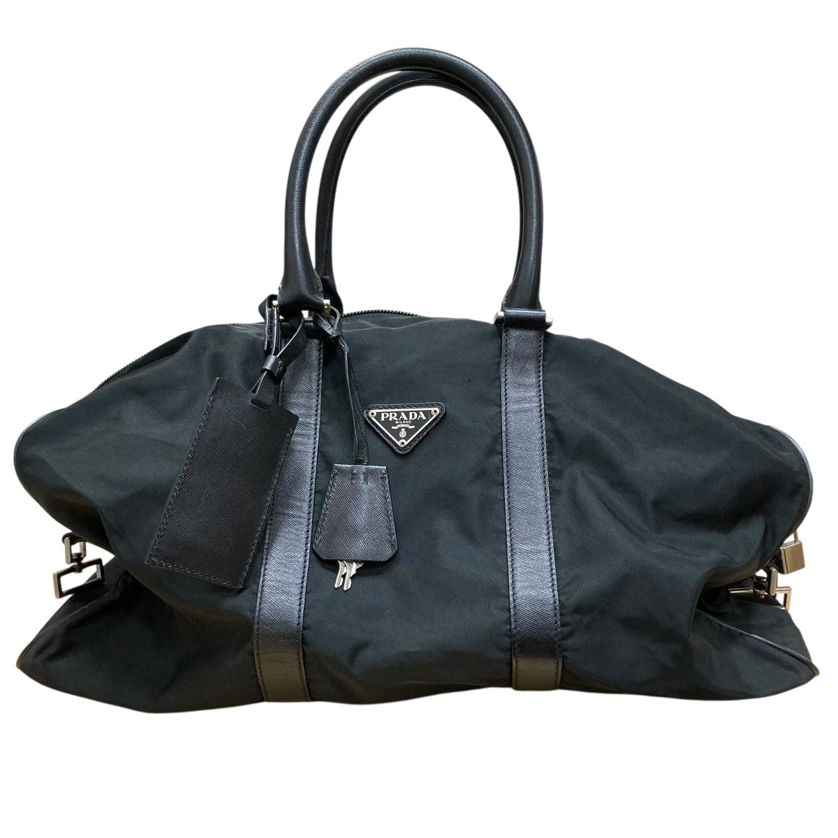 【新品未使用】プラダ　ナイロンボストンバッグ PRADA(プラダ) / ボストンバッグ/ナイロン/BLK// | 中古品の販売