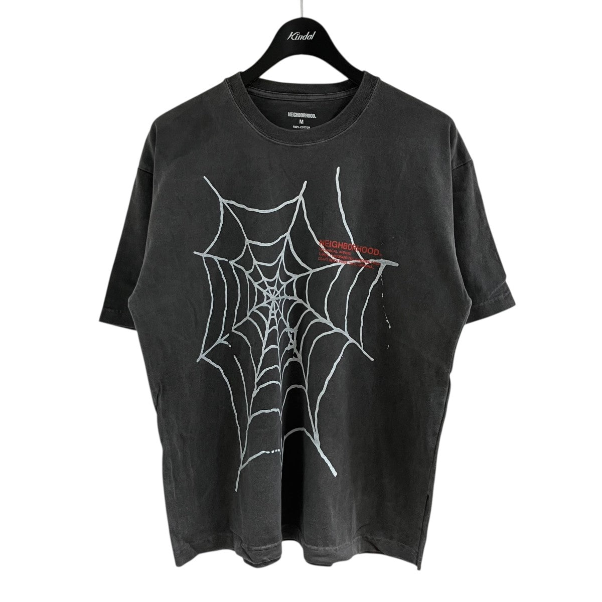 NEIGHBORHOOD スパイダーウェブプリントＴシャツ 古着・中古-1枚目のアイテム画像
