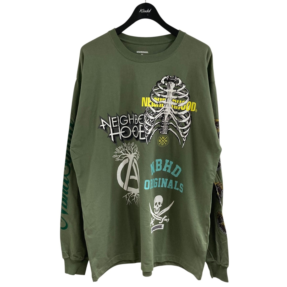 長袖プリントＴシャツ