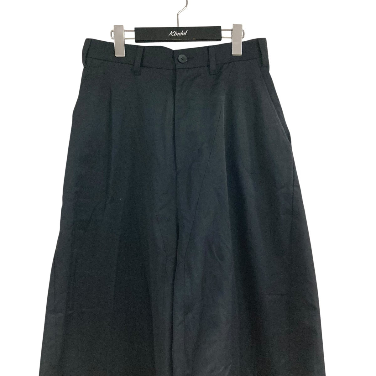 JULIUS(ユリウス) 24AW ハイウエストワイドパンツ ブラック