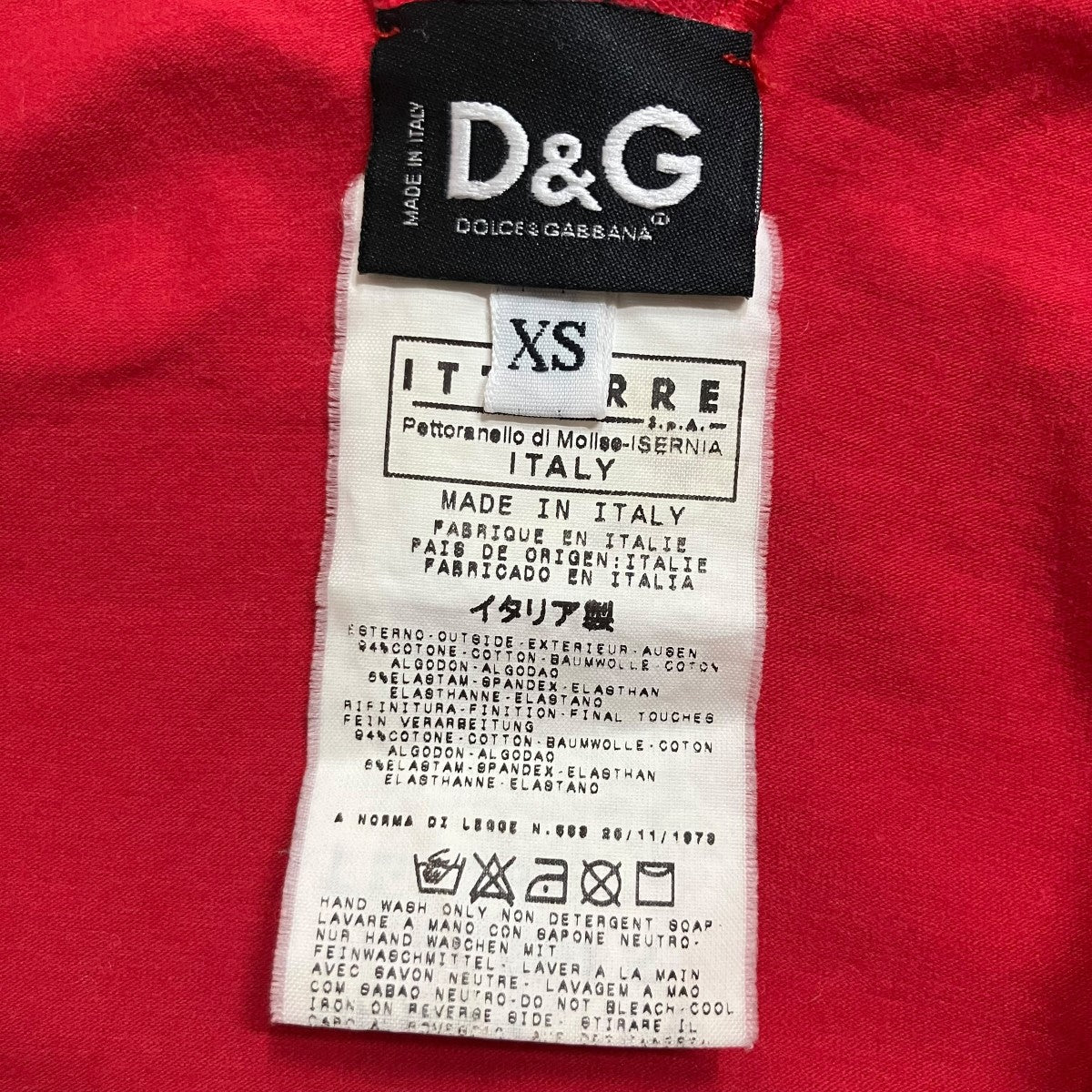 D＆G ロゴキャミソールトップ 古着・中古-5枚目のアイテム画像
