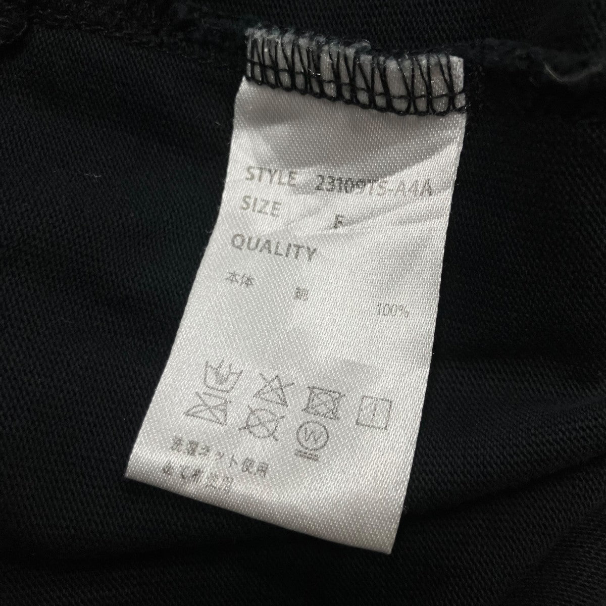 ARCHITECT．4．ARCHIVE 半袖バックプリントＴシャツ23109TS-A4A 古着・中古-6枚目のアイテム画像