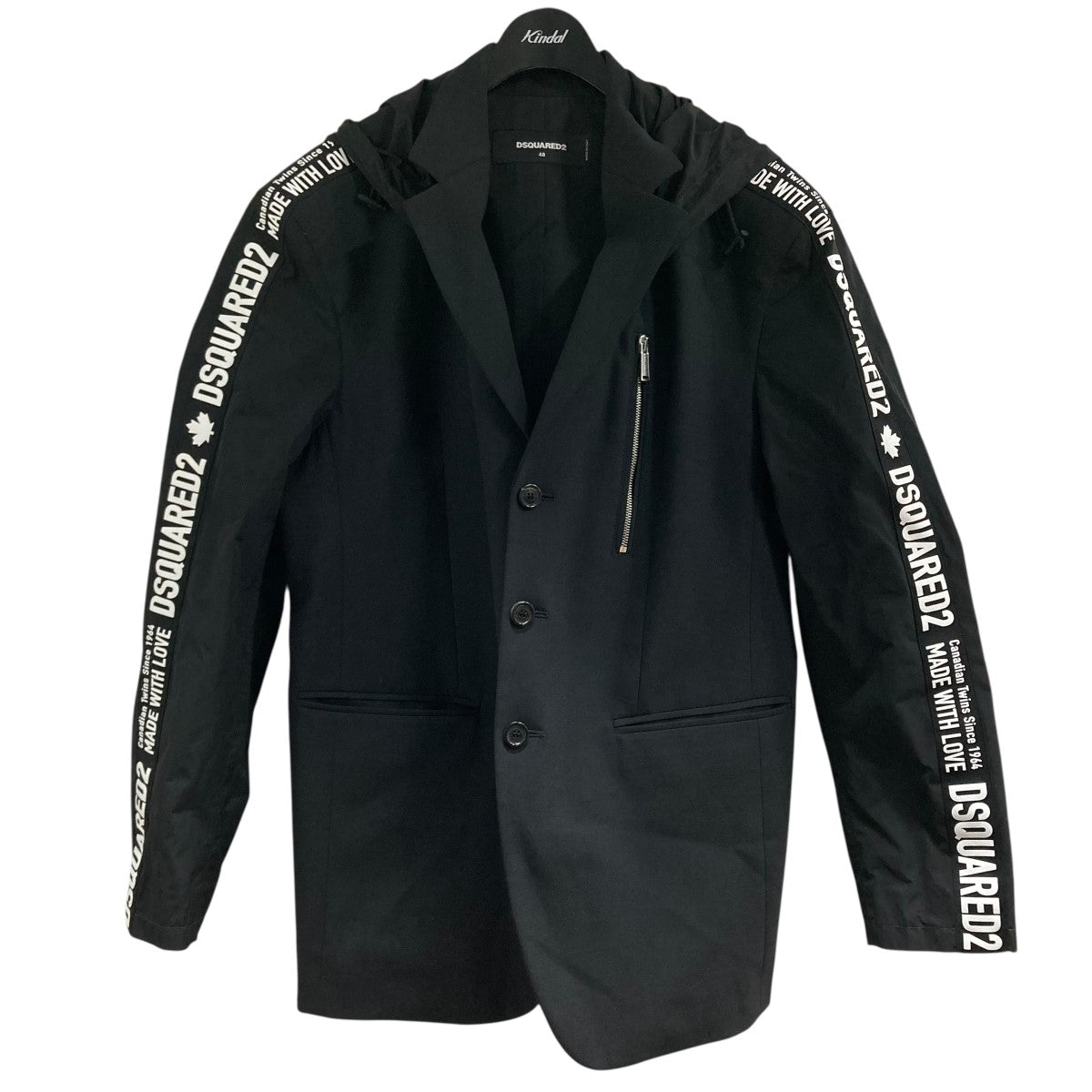 DSQUARED2(ディースクエアード) ワッペンステンカラーコート S71AA0258