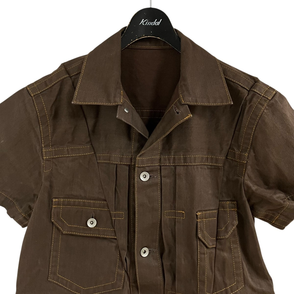 sacai デニムドレス 古着・中古-2枚目のアイテム画像