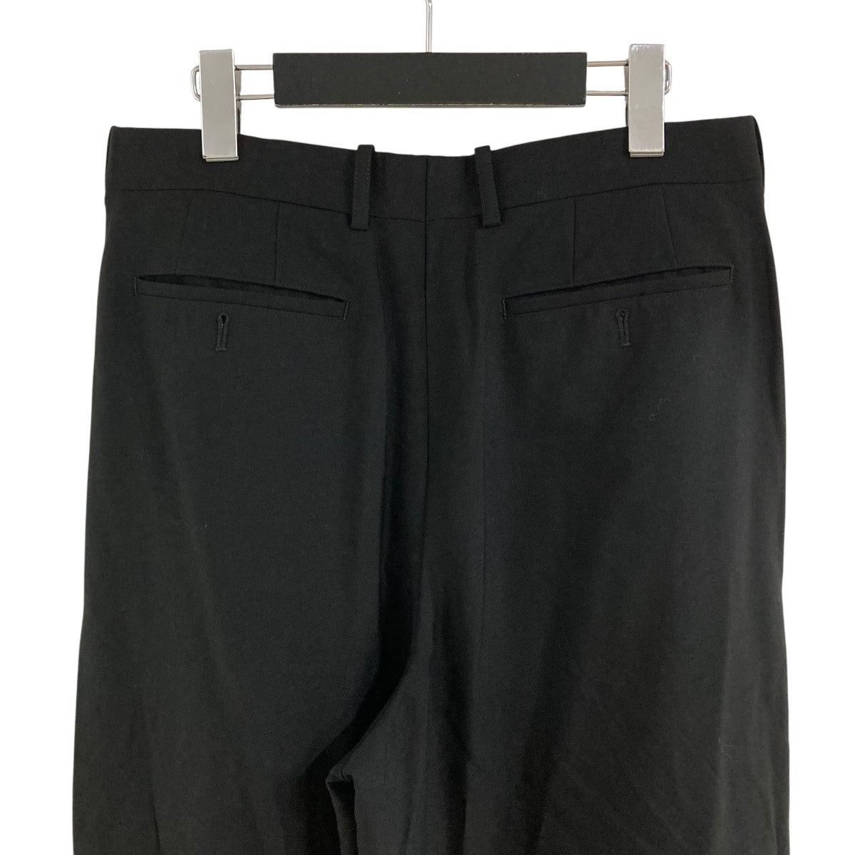 LAD MUSICIAN ブラック スラックス LAD MUSICIAN - 2Tuck Tapered Wide Pants | fakejam