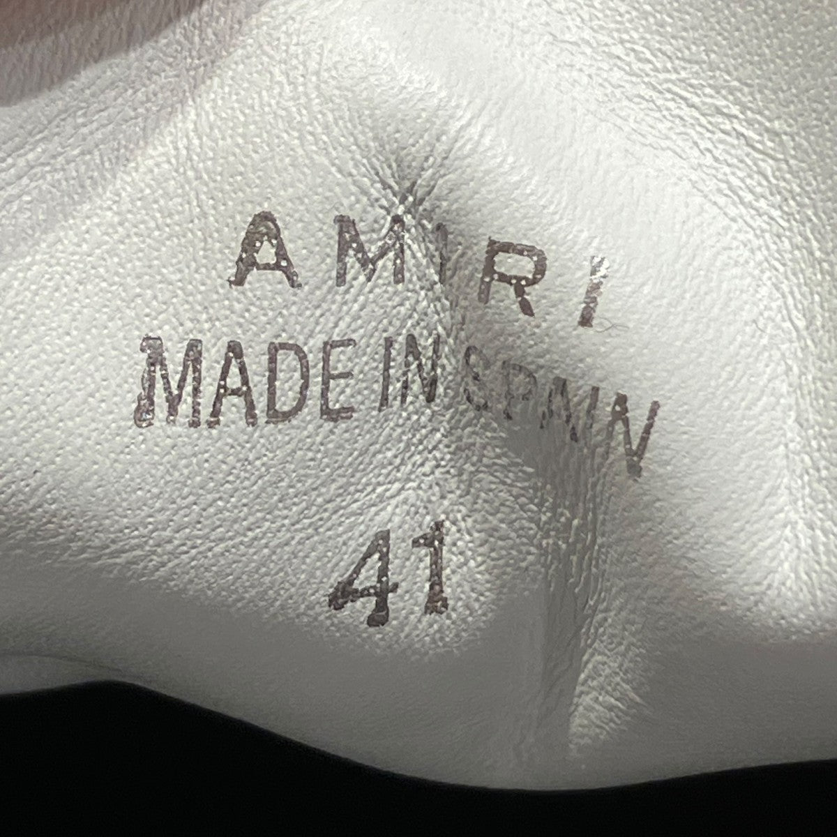 AMIRI (アミリ) シルク ブルゾン ブラック/ホワイト AMIRI アミリ ブラック＆ホワイト ロゴ ジャージー (AMIRI