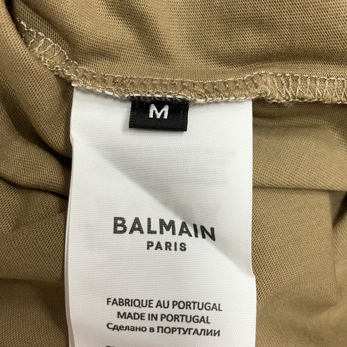 BALMAIN ロゴＴシャツEF000BB04 古着・中古-6枚目のアイテム画像
