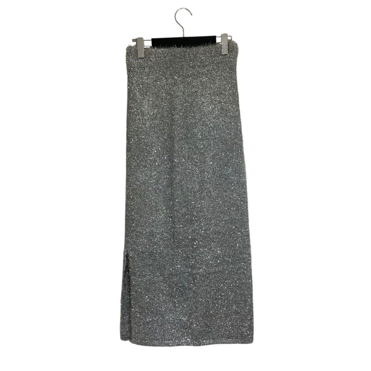 THETOE シャギースカートTT23A120020221SVM Cannes shaggy skirt silver 古着・中古-2枚目のアイテム画像