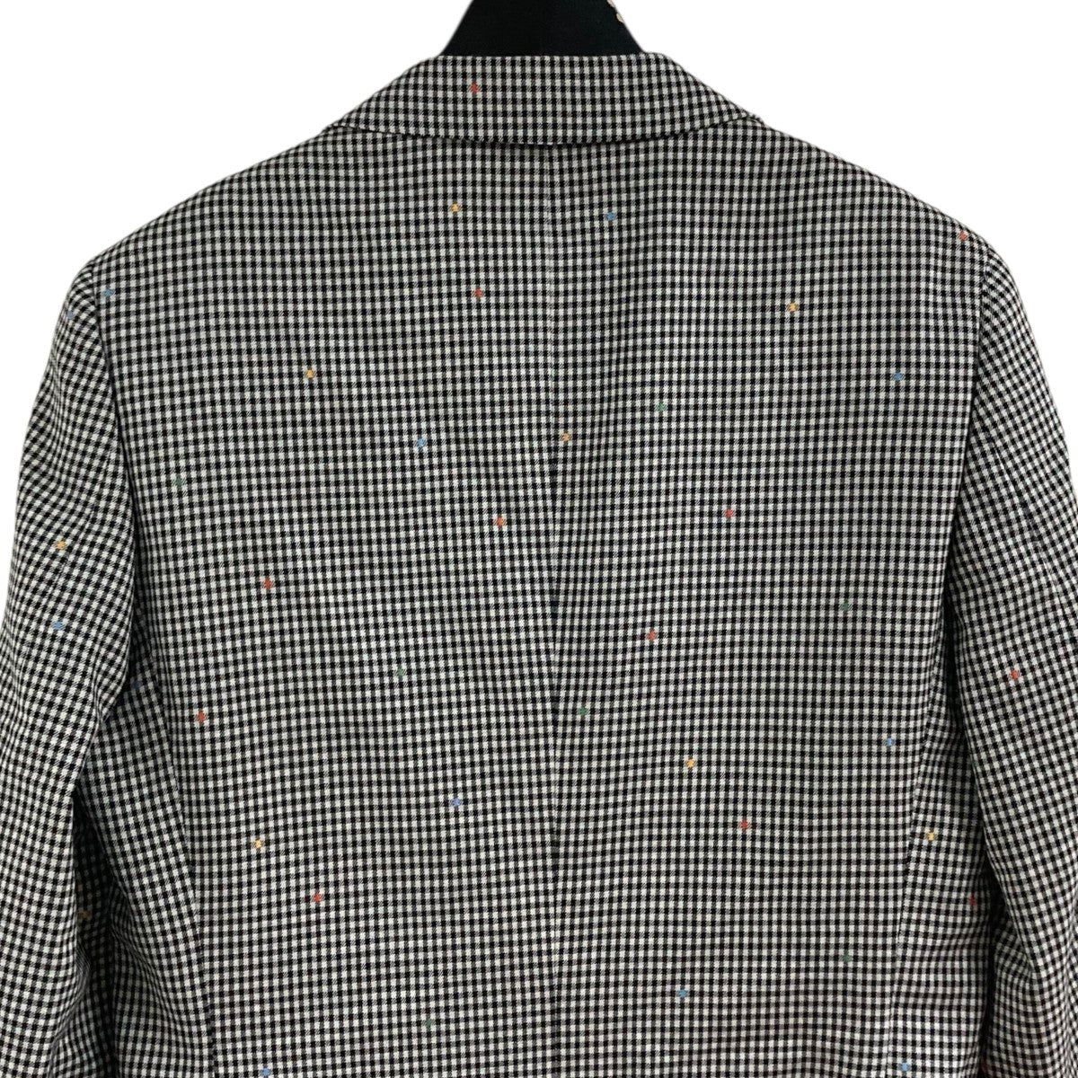 【美品】コムデギャルソンオム　ギンガムチェック　テーラードジャケット　XS COMME des GARCONS（チェック ・ テーラードジャケット）の