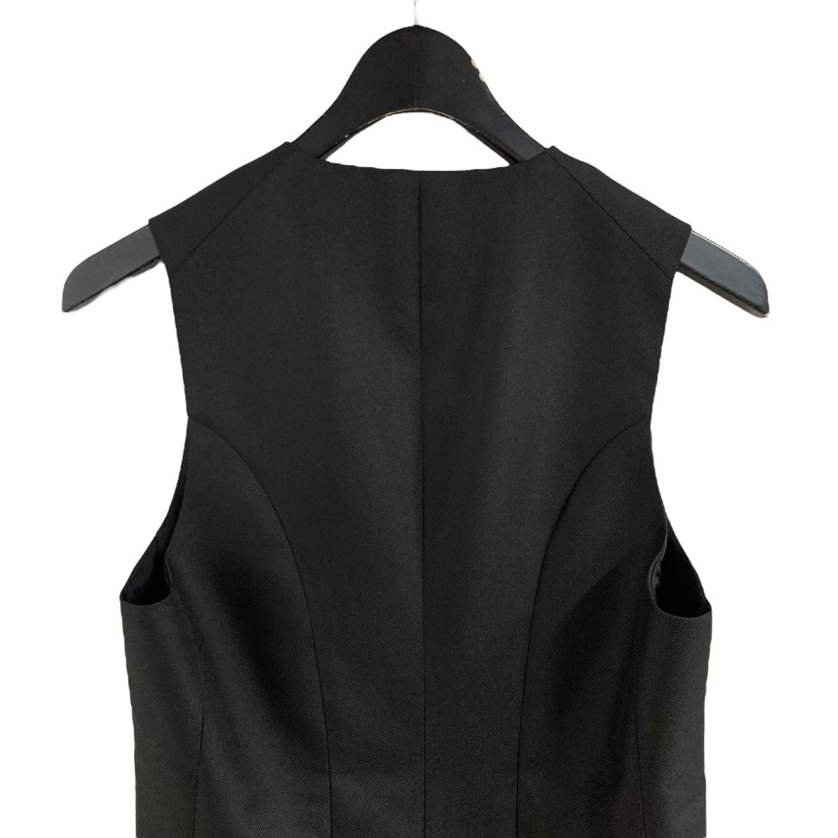 コムデギャルソンオムプリュス　ブラックセミロングベスト コムデギャルソンオムプリュス ブラックセミロングベスト