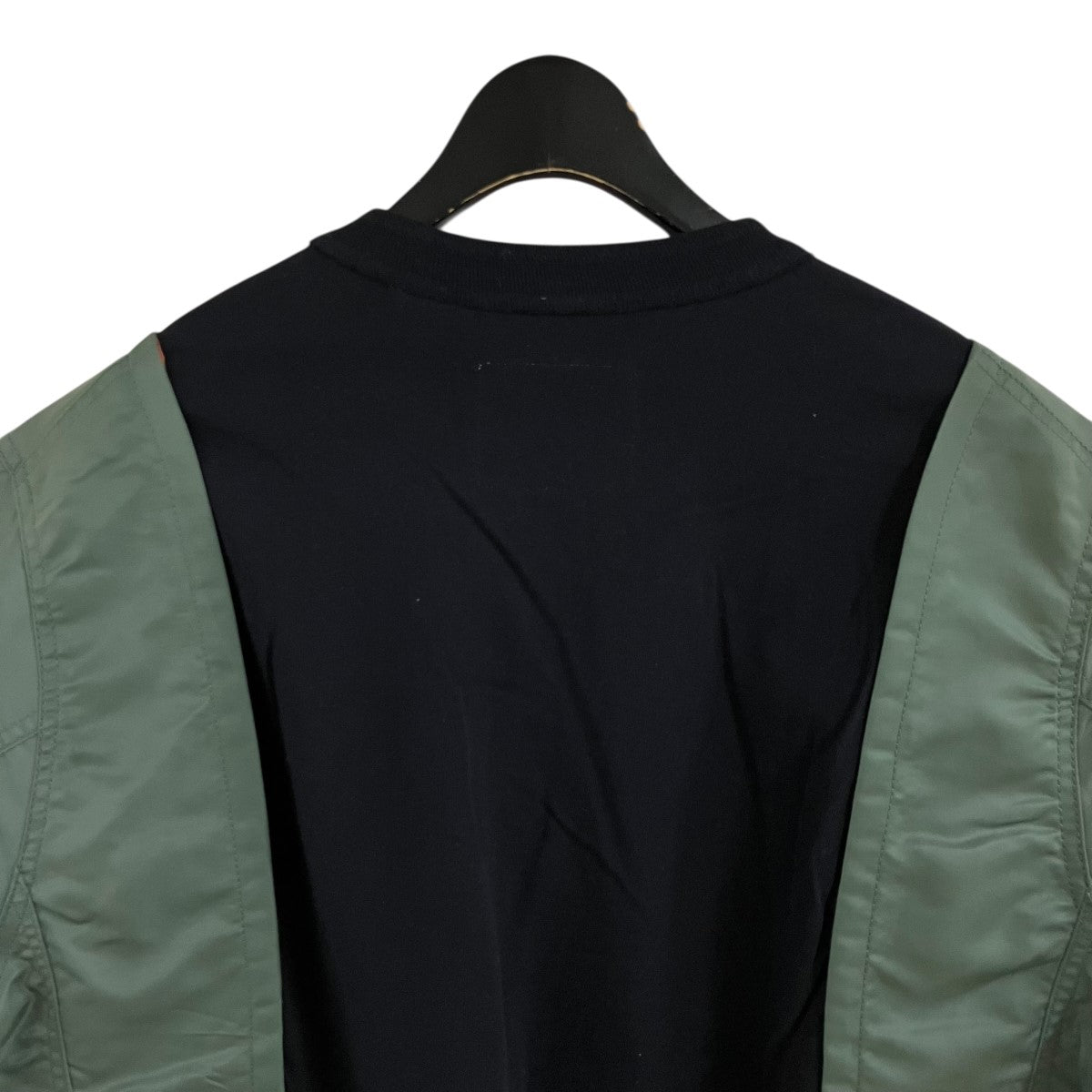 sacai ナイロン切替Tシャツ 古着・中古-4枚目のアイテム画像