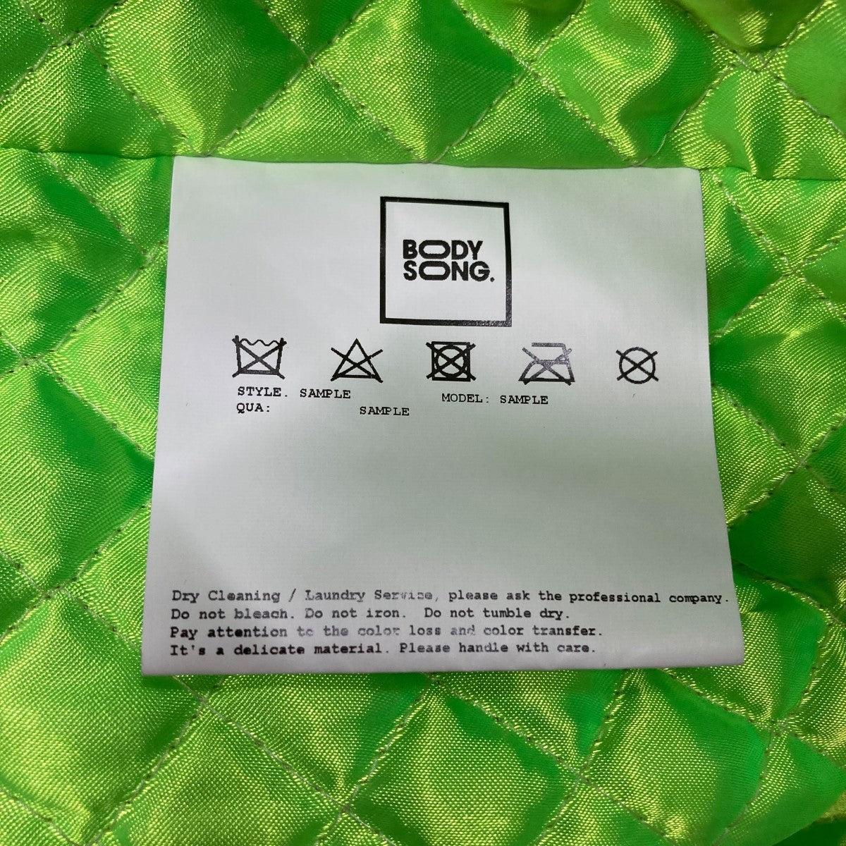 bodysong．(ボディソング) タイダイコーデュロイジャケット SAMPLE