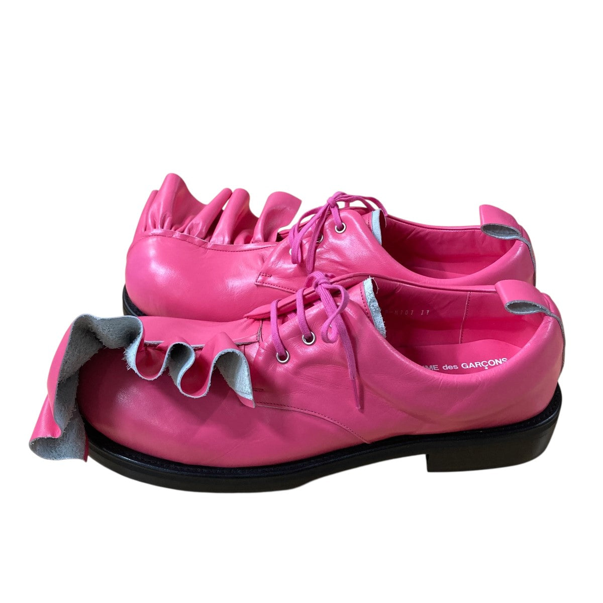 コムデギャルソン COMME des GARCONS シューズ ピンクハート COMME des GARCONS HOMME PLUS レザースリッポン スニーカー