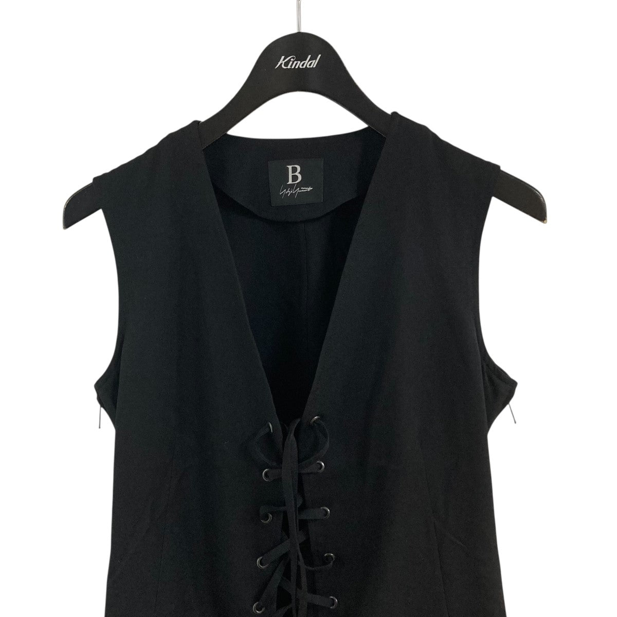 B Yohji Yamamoto レースアップベスト 古着・中古-2枚目のアイテム画像