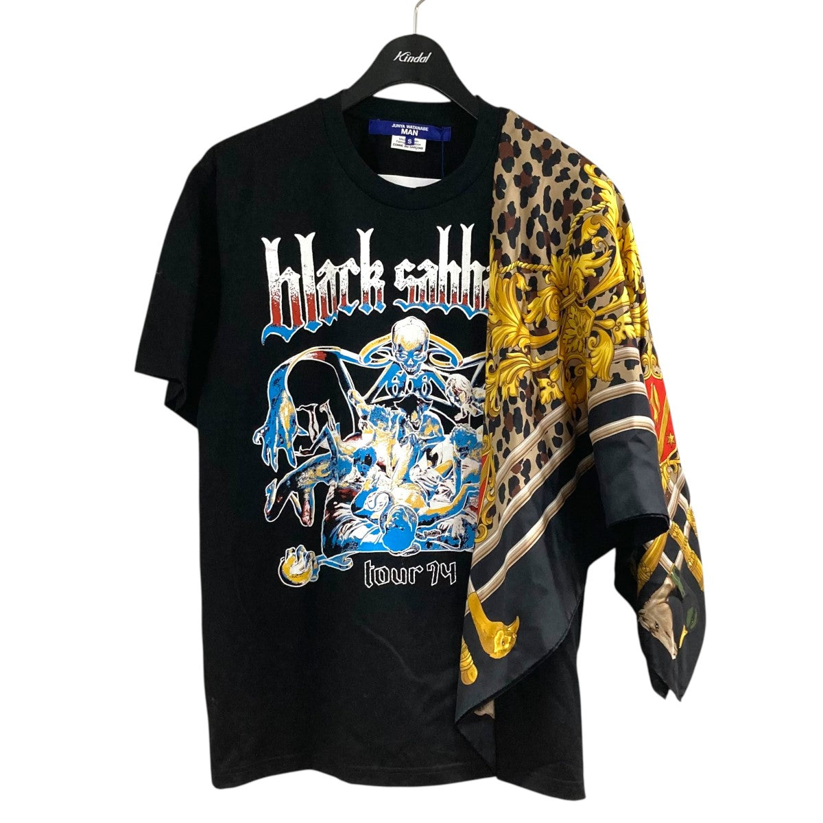 JUNYA WATANABE MAN 25SSシルクスカーフＴシャツWO-T002 SOORP SILK SCARF TEE 古着・中古-1枚目のアイテム画像