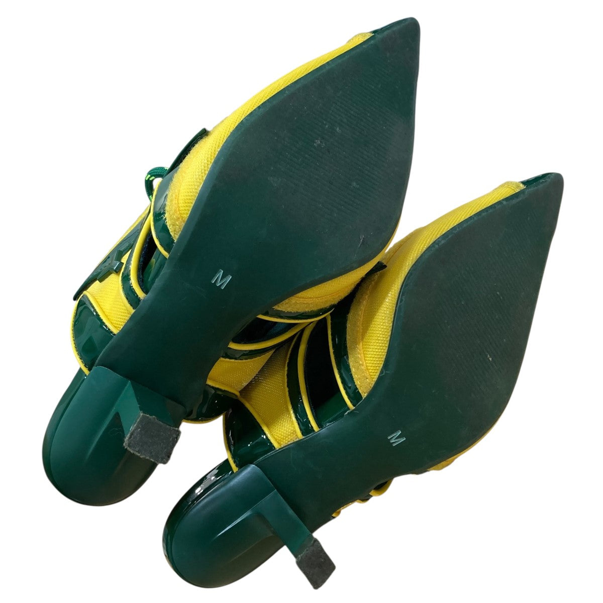 YELLO(イエロ) ヒールスニーカー イエロー×グリーン サイズ M