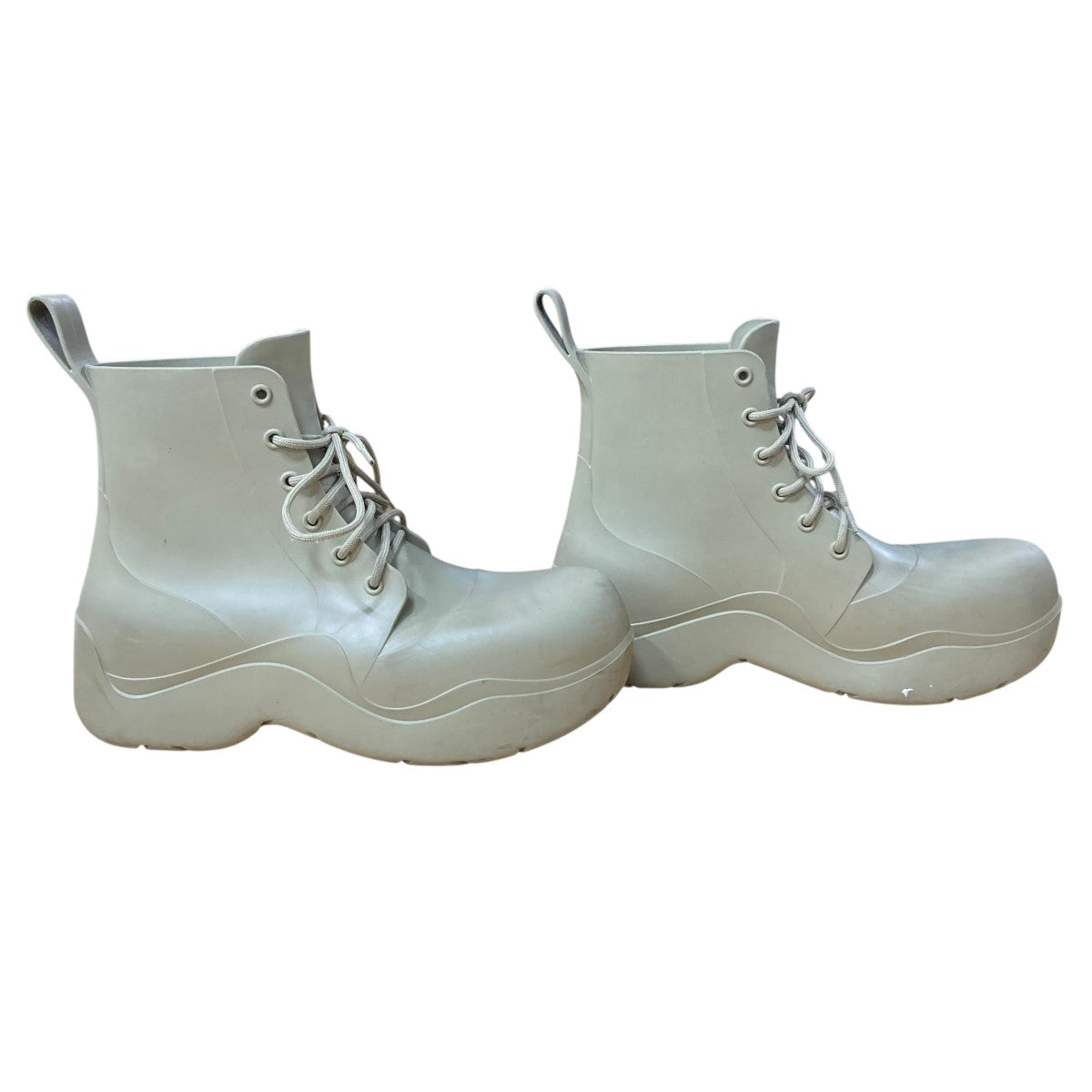 BOTTEGA VENETA(ボッテガヴェネタ) パドルレースアップブーツ カーキ