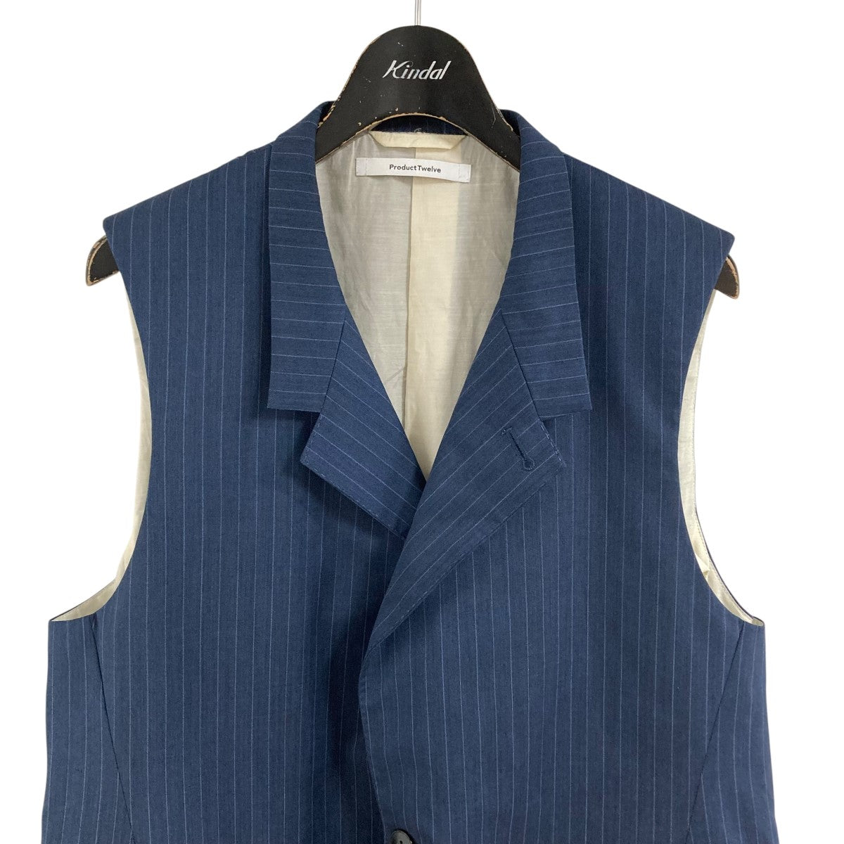 ☆トゥデイフル☆タックストライプベスト ネイビー todayful Tuck